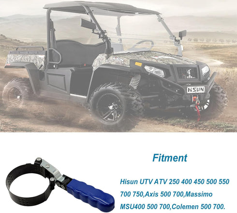 Hisun Small Oil filter Wrench Help You Remove Old Oil Filter Easily In Tight Space Coleman Massimo Axis 250 400 500 550 700 750cc...