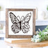 16 Pieces Butterfly Stencils for Painting, Reusable Plastic Spring Templates Flower Butterflies Stencils for Painting Craft Wood Canvas Fabric Nat...