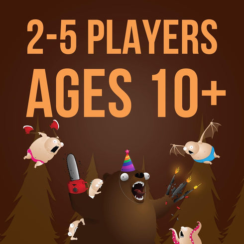 Bears vs Babies by Exploding Kittens - A Monster-Building- Family-Friendly Party Games - Card Games For Adults, Teens & Kids...