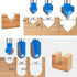 90 Degree V Groove and Round Nose Bit, Newdeli 1/4" Carbide 3D CNC Signmaking Lettering Engraving Router Bit, Woodworking Carving Cutting Tool...