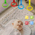 Baby Pull up Rings, Pull Up Rings for Playpen, Baby Crib Pull Rings, Baby Cot Hanging Rings, Infant Baby Toddler Walking Assistant Pull up Ring 6P...
