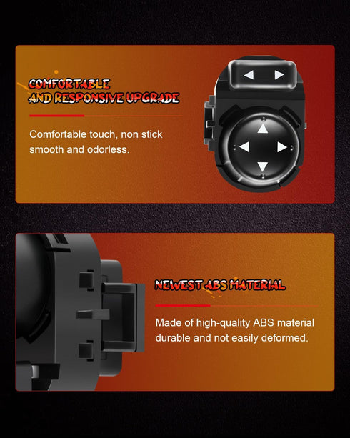 OE 15261340152613421034014122626478 Power Mirror Control Switch Compatible with 2006-11 for Chevy HHR Mirror Switch Driver Side 2004-08 for Chevy ...