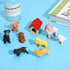 ONEST 9 Pieces Mini Dog Figurines Playset Dog House Hand Painted Tiny Dogs Realistic Detailed Plastic Puppy Figures Toys for Kids Adults...