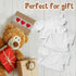 6 Pcs Sublimation Stuffed Bear Shirt Clothes Fit 8-12 Inch Stuffed Animal Blank Plush Bear Tshirts Tee Shirt for DIY Make Unique Stuffed Doll Outf...