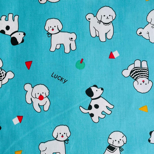 Dog Fat Quarters Fabrc Bundles for Baby Kids, Pet Cotton Quilting Fabric for DIY Crafts, Novelty Fabric Bundles for Sewing 18x22 (6PCS)...