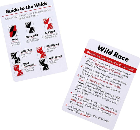 Mattel Games Wild Twists Playing Cards by UNO Brand, 2 Sets of Standard 52-Card Deck Plus 8 Special Wild Cards in Storage Tin...