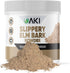 AKI Slippery Elm Bark Powder - Plant-Based Protein, Soothing Remedy for Digestive Wellness & Throat Comfort - Vegan-Friendly, Gluten-Free, Non-GMO...