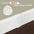 Extension Connector Accessory–Galvanized Steel White Coupler for Seamlessly Joining Two Baseboard Heater Covers, White (Pack of 1)…...