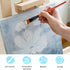 6Pcs 1 inch Flat Paint Brushes, Synthetic Nylon Craft Artist Brushes for Painting Oil Paint Brushes Synthetic Paint Brushes with Wooden Handle for...