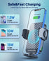 Wireless Car Charger, 15W Fast Charging Phone Holder Car Charger Air Vent Car Mount for iPhone 14 13 12 Mini Pro Max 11 XR XS X, Samsung Galaxy S2...