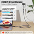 20Gbps USB C 3.2 Extension Cable, USBC 3.2 Gen2 Type-c Male to Female Extender Cable Ultra HD 4K@60Hz 240W Charging 20Gbps Data Transfer Compatibl...