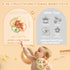 Orzbow Baby Sensory Teething Teether Toys, Infant Montessori Toys, Silicone Baby Rattle Balls Toys, Baby Chew Toys for 3-6-12-18 Months Sucking Ne...
