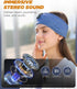 Perytong Bluetooth Headband Headphones, Sleep Headphones Bluetooth for Side Sleepers - Sleeping Headphones Comfortable Headband with Thin Speaker ...