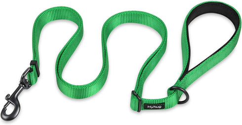 Hyhug Pets Adjustable 6 Feet Leash with Sturdy Nylon and Super Soft Neoprene lined Handle for Medium Large Giant Dogs. (Large Adjustable 6 Feet, L...