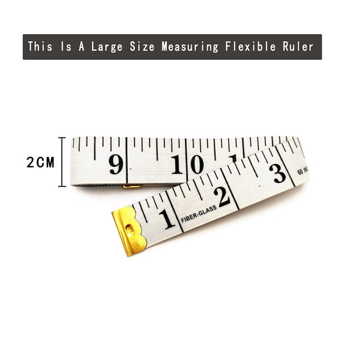 6 Pack Soft Measuring Tape for Body,Double Scale Fabric Craft Tape Measure Sewing Tailor Cloth Flexible Ruler for Weight Loss 60 inch/150cm,White...