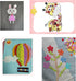 500-600 Pieces Variou Size Resin Buttons Various Shapes Variou Color Sewing Craft Kids Handmade Button Painting DIY Ornament with 60" Long Soft Ru...