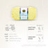 Lion Brand Yarn Lightweight 24/7 Cotton Yarn for Knitting, Crocheting, and Crafts, Lemon, 1 Pack...