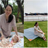Pocket Picnic Blanket, Sandproof Lightweight Pocket Camping Tarp, 55?x60? Foldable & Fits into Small Bag, Water Resistant Washable Quick Dry Compa...