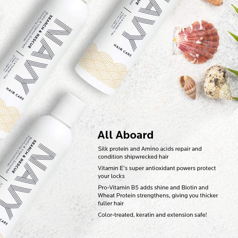 NAVY Search and Rescue Conditioner - Paraben-Free Biotin and Hair Vitamin Enriched Fortifying Hair Conditioner - 8 fl oz (Search and Rescue Condit...