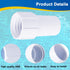 1-1/2" Pool Hose Cuff, Upgraded Swimming Pool Vacuum Hose Cuff, Hose Threaded Replacement Cuff Repair Hose Ends Connect Vacuum Head to the Vacuum ...