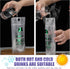 Video Game Party Favors Drink Pouch Cups with Straws Plastic Drink Pouches Clear Zipper Bags Reusable Drink Pouches for Birthday Party Decor Gamer...