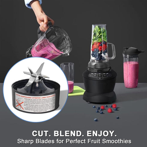 Pro Extractor Blade Compatible with Nutribullet Lean 1200W Blender, Replacement Blender Blade Fit for Nutri bullet NB-203...