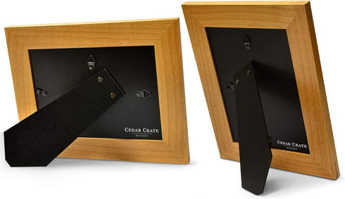 Family Where Life Begins And Love Never Ends - Family Picture Frame, Fits a 5x7 Horizontal Portrait, Engraved Natural Wood Photo Frame for Dad, Mo...