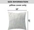 Home Brilliant Fur Pillow Covers 18x18 Decorative Throw Pillow Covers Fluffy Throw Pillows for Couch, Set of 2, 18 inch, White...