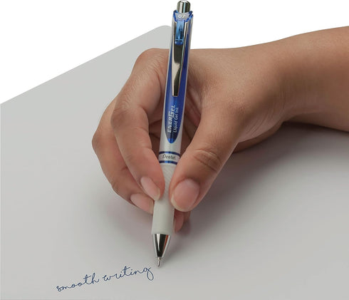 Pentel EnerGel Pearl Gel Pens, Blue Ink, Dozen...