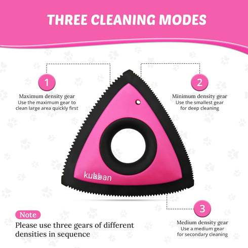 Mini Pet Hair Remover Dog Hair Remover Cat Hair Remover Triangle Car Detailing Pet Hair Remover for Couch Pet Hair Remover for Carpet Car Detailin...