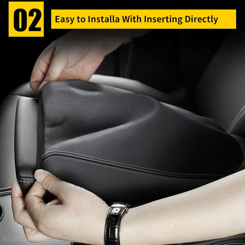 AOMSAZTO Console Covers for 2013-2018 Altima Nissan Black Armrest Pad for Altima...