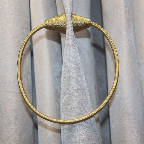 Magnetic Curtain Tiebacks with Upgrade Larger Magnet, 2 Pack 18in European Style Convenient Curtain Holdbacks Decorative Tie Backs for Drapery Hol...