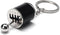 GT//Rotors 6 Speed Manual Transmission Shift Gearbox Gear Shift Automotive Part Car Keychain Key Ring (Black)...