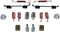 Dorman HW17372 Rear Parking Brake Hardware Kit Compatible with Select Chrysler/Mercedes-Benz/Volvo Models...
