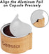 GEESTA Reusable Aluminum Foil Seals Kit Compatible with Nespresso Vertuoline Capsules...