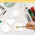 18Pcs Magnetic Canvas Boards for Painting, Mini Canvas Painting Supplies Magnetic Small Canvases for Painting Tools, Suitable for Refrigerator Dec...