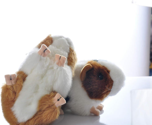 Cute rabbit 8 inch Guinea Pig plush toy stuffed animal toy plush animal doll (orange)...