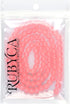 RUBYCA 1 Strand 10MM Jade Imitation Round Painted Coated Glass Beads for DIY Jewelry Making Peach...