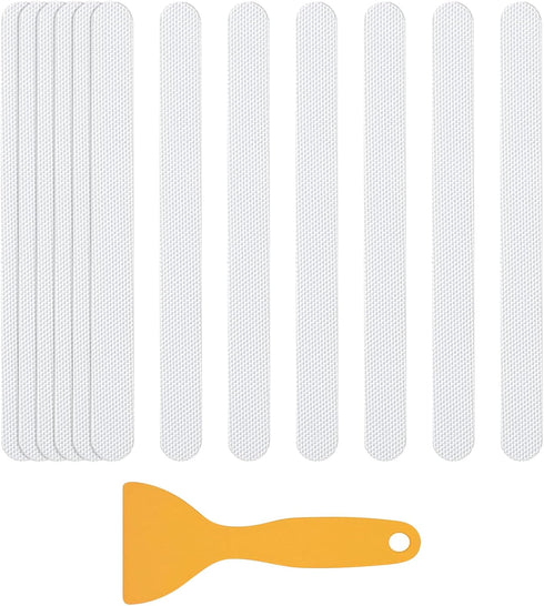 Anti-slip Strips, Safety Shower Treads Stickers - 24 Pcs, Bathtub Non Slip Stickers, Anti Skid Tape for Shower,Tub,Steps, Floor-Strength Adhesive ...