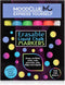 Liquid chalk markers erasable. 6 neon dry & wet erase marker pens for windows, mirrors, whiteboards, chalkboards, glass boards, auto windshields. ...