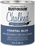 Rust-Oleum 329207 Ultra Matte Interior Chalked Acrylic Paint 30 oz, 30 Fl Oz (Pack of 1), Coastal Blue...