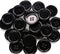 GANSSIA 1 Inch (25mm) Black Resin Buttons Sewing Flatback Button for Garment DIY Craft Decoration Pack of 50PCS...
