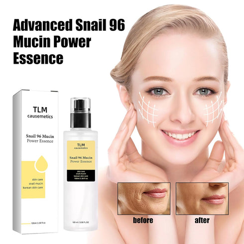 Snail Mucin 96% Power Repairing Essence 100ml/3.38 fl.oz, Hydrating Serum for Face with Snail Secretion Filtrate for Dull Skin & Fine Lines(1PCS)...