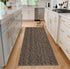 Boho Washable Runner Rug 2'x 5',Tan Black Reversible Bedroom Runner Rug Cotton Woven Entryway Rug Farmhouse Laundry Room Rug Floor Carpet for Livi...