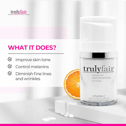 Vitamin C Brightening Serum for women - Hyaluronic Acid Serum for Skincare - Brightening, Anti-Wrinkle Serum - Hydrating, Anti-Ageing Serum - Para...