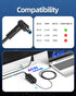 45W Charger Compatible with HP Laptop Charger, Blue Tip, Pavilion x360 11 13 15, Zbook 14u G4 G5 15u 15 G3, Notebook 15, Stream 13 11 14 AC Adapte...