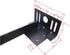 Tech Team #00712 Bed Frame Extension Set, Extend a Metal Bedframe to Meet a Headboard or Footboard, 2 Pieces, Hardware Included...