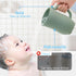 mandoo Baby Bath Rinse Cup - Food Grade Silicone - Shampoo & Body Washing Rinser Cup For Kids with Easy Grip Handle to Rinse Baby Shampoo and Soap...
