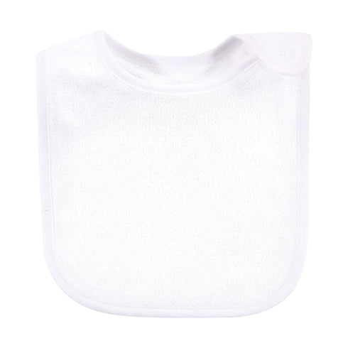 Hudson Baby Unisex Baby Rayon from Bamboo Terry Bibs, Black White, One Size...