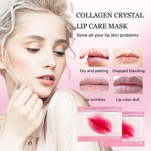 30 pieces of Moisturizing Collagen Crystal Lip Mask - Anti-Ageing & Anti Chapped, Reduce lip Wrinkles, Fade Lip Color, Make Skin Smooth And Firm C...